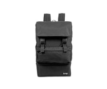 Load image into Gallery viewer, black chef backpack standing upright facing the front
