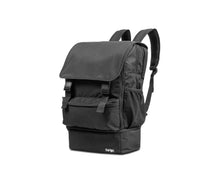 Load image into Gallery viewer, black chef backpack standing upright
